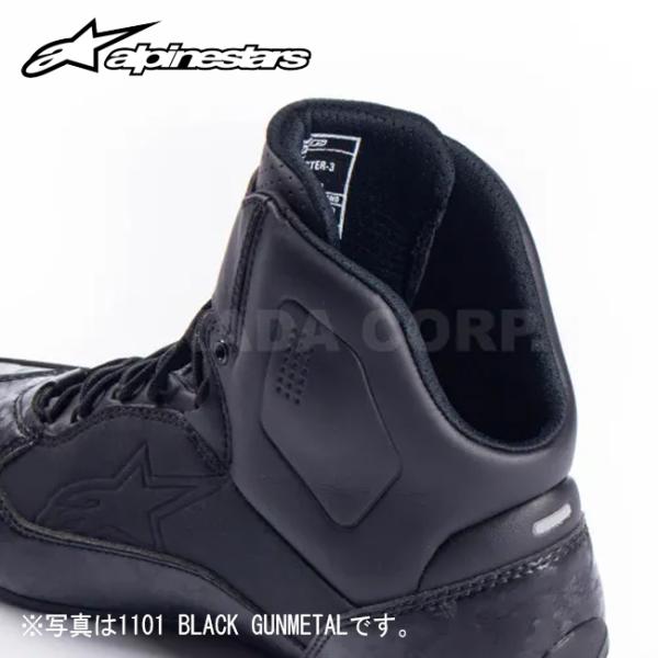 マイクロファイバータオル83287 貨物輸送無料 アルパインスターズ FASTER-3 SHOE 1182 BLACK DARK GRAY GUM ファスタースリー ブラックダークグレイガンメタ 25.5糎