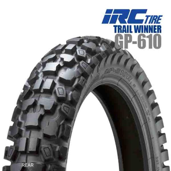 IRC TRAIL WINNER GP-610 120/80-18 62P WT リア用 タイヤ バイクタイヤ ON＆OFFカテゴリー CRF250 RALLY WR250R ST225 ブロンコ