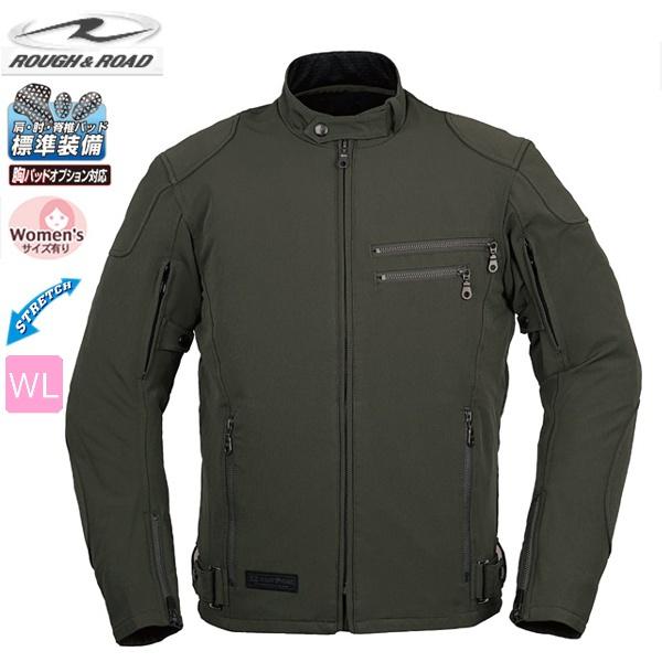 WLサイズ ラフ＆ロード RR7250 エアスルーソフトシェルジャケット Dオリーブ