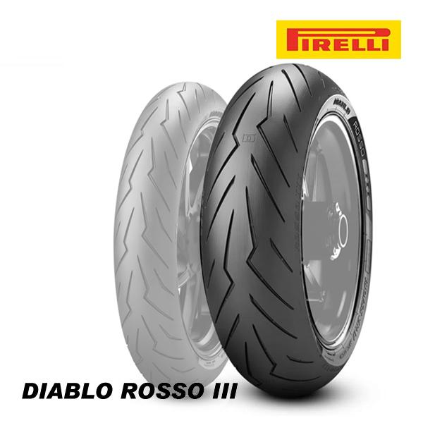 納期未定 入荷後発送 150/60R17 リア用 国内正規品 PIRELLI ピレリ ディアブロ ロッソ3 ロード用スポーツタイヤ DIABLO ROSSO3 バイクタイヤ チューブレス 13,360円