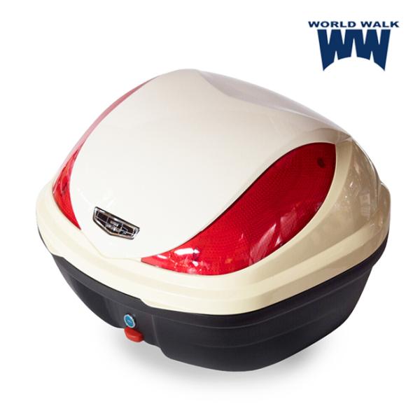 ワールドウォーク スーパーカブ110純正色塗装リアボックス バージンベージュ×クラシカルホワイト２色 hwb32-7-bei 32L