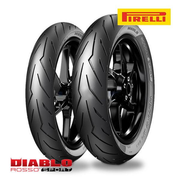 DIABLO ROSSO SPORT 110/70-17 F/R M/C TL 54S 前後兼用 国内正規品 PIRELLI ピレリ バイク ディアブロ ロッソスポーツ CB-1 250SB