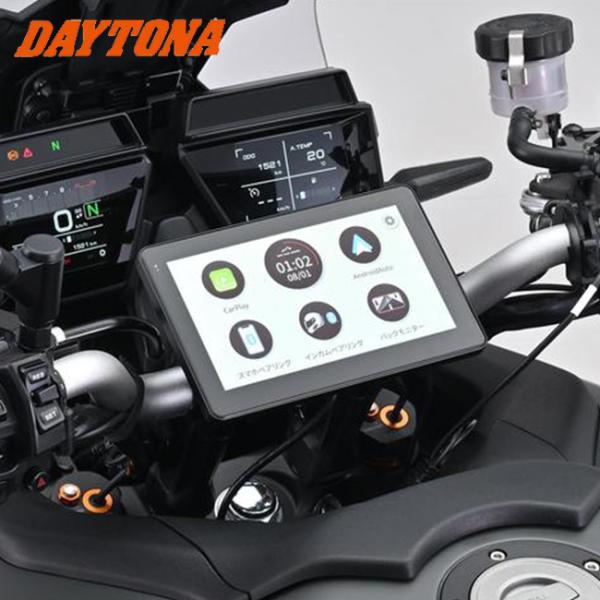 DAYTONA(デイトナ） モトスマートモニター ガラスフィルムセット 23333 23292 ディスプレイオーディオ Apple CarPlay Android Auto_2