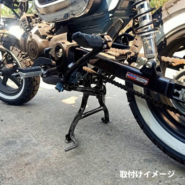 送料無料 TWR製 HONDA2022年以降モデル DAX ST125用センタースタンド ブラック メインスタンド カスタム 安全 転倒防止 メンテナンス 洗車 BP-B0323 ST125_2