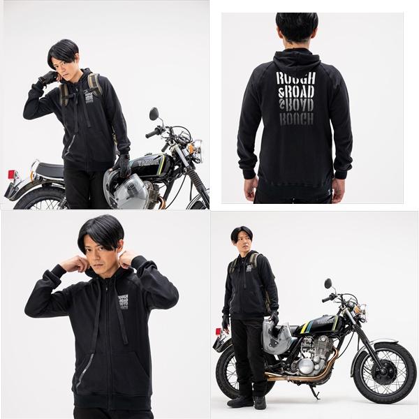 ホワイト/S ラフ&amp;ロード RR1003HP ラフライドZIPパーカーハードパッドセット_7