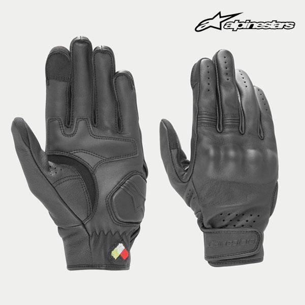 alpinestars/アルパインスターズ 3509624 DYNO LEATHER GLOVE Mサイズ 1100 BLACK BLACK プロテクター スマホ対応 ゴートレザー シンプル 10,088円