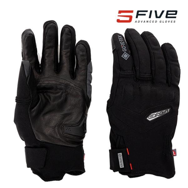 納期未定入荷後発送 FIVE/ファイブ/5 WFX CITY EVO GTX サイズL BLACK 黒 プロテクター グローブ バイク 手袋 革 レザー 冬 ウインター ゴート スマホ タッチスクリーン