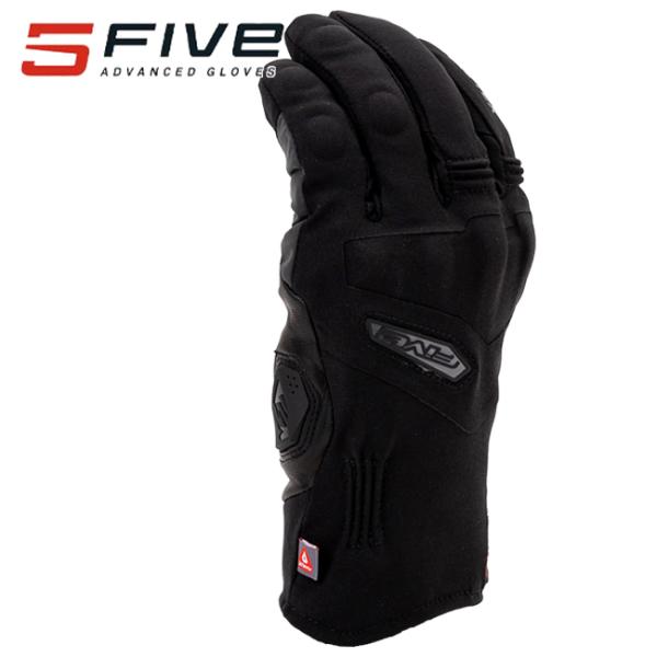 納期未定入荷後発送 FIVE/ファイブ/5 WFX CITY EVO GTX サイズL BLACK 黒 プロテクター グローブ バイク 手袋 革 レザー 冬 ウインター ゴート スマホ タッチスクリーン_2