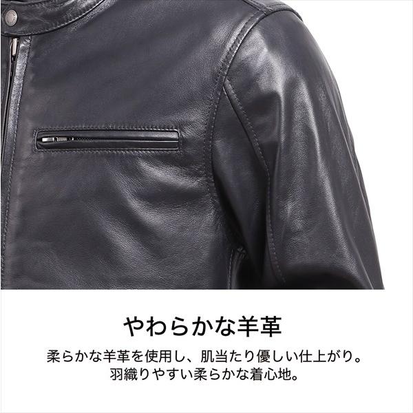 送料無料 桧垣桜ブラック/M デグナー/DEGNER 21SJ-14K 金襴レザージャケット_9