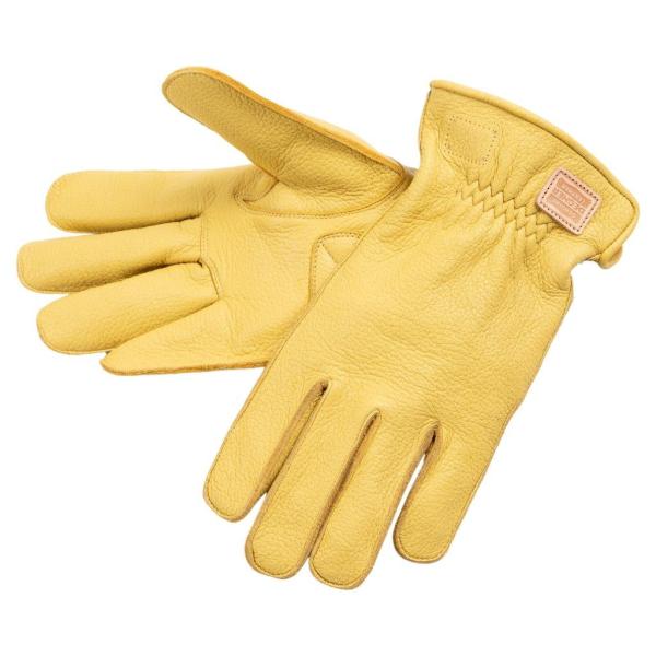 タン/L デグナー/DEGNER TG-93 洗えるレザーグローブ ディアスキングローブ