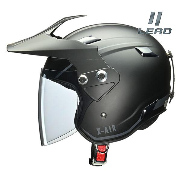 LEAD/リード工業 X-AIR RAZZO-V マットブラック Mサイズ 57-58cm未満 