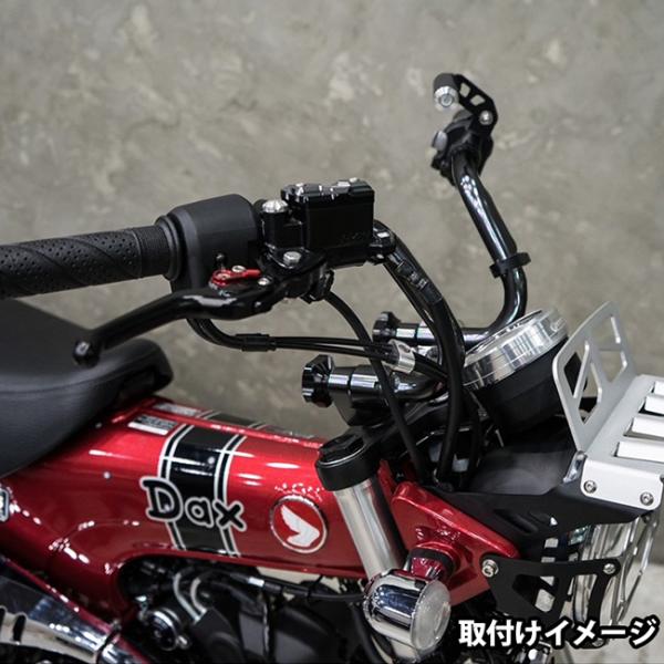 TWR製 HONDA 2022年以降モデル DAX125/モンキー125用 クルクル ハンドルバー キット BP-B0350BK ブラック ホンダ アルミ ダックス monkey_2