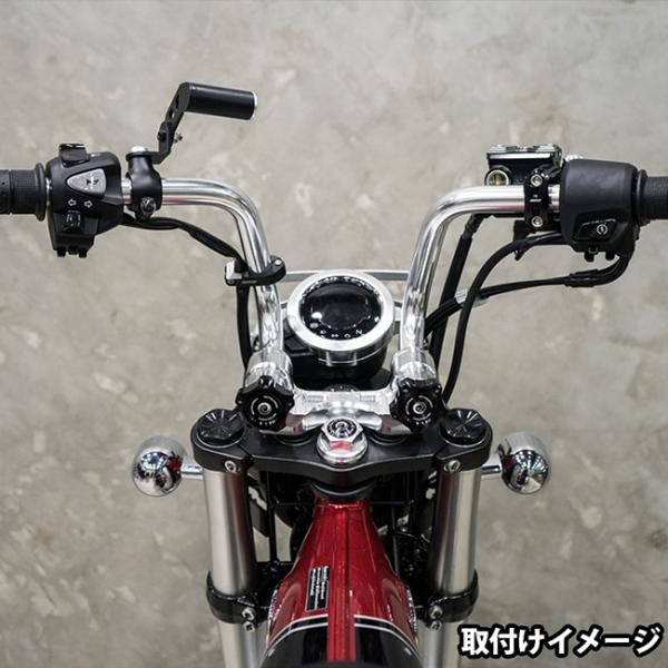 TWR製 HONDA 2022年以降モデル DAX125/モンキー125用 クルクル ハンドルバー キット BP-B0350BK ブラック ホンダ アルミ ダックス monkey_4