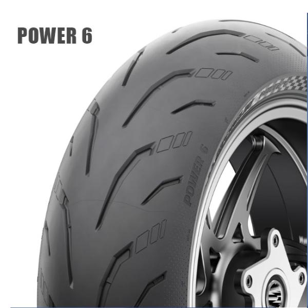 ミシュラン/MICHELIN POWER6 パワー6 120/70ZR17＆190/55ZR17 フロント