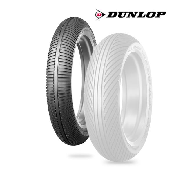 送料無料 DUNLOP ダンロップ SPORTMAX RAIN 100/90-12 F TL フロント用 バイク用 チューブレス 356062 レース対応レインタイヤ 競技専用 公道走行不可