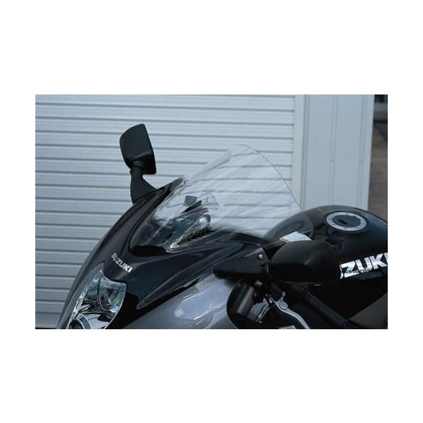 MRA レーシングスクリーン MR412C/S GSX1300R 隼 99-07 スモーク