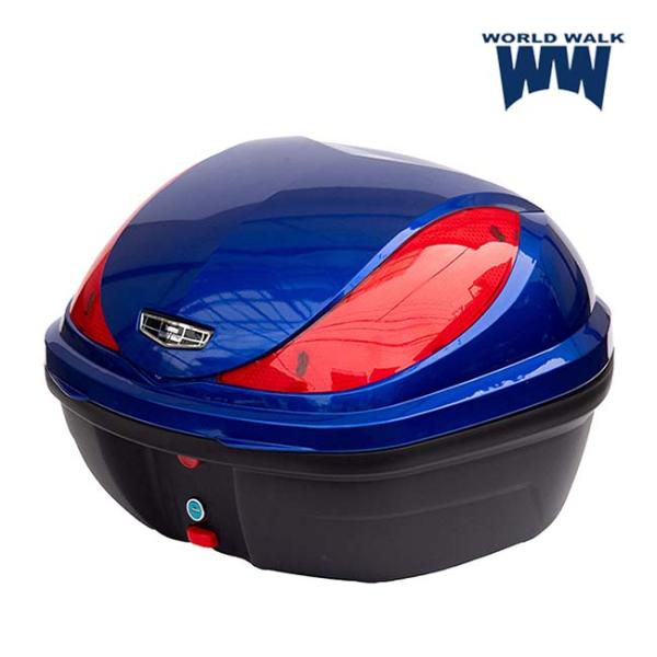 ワールドウォーク シグナスX 純正色塗装リアボックス ディープパープリッシュブルーメタリックC hwb32-9-blu 32L