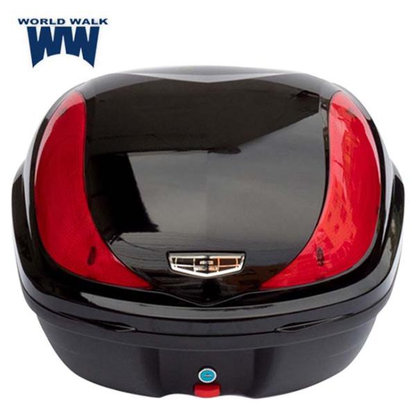 ワールドウォーク シグナスX 純正色塗装リアボックスキャリアセット ブラックメタリックX wca-46-hwb32-9-blk 32L_2