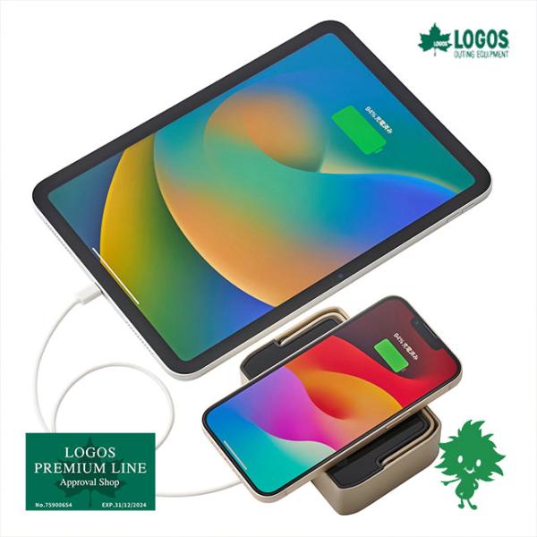 LOGOS/ロゴス 74176051 野電 パワーストックランタン1000・ボックスワイヤレス ワイヤレス充電 USB Type-C 防雨 防塵 LED 防災 生活防水 懐中電灯_7