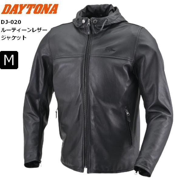 ブラック/M 春秋 送料無料 デイトナ/Daytona DJ-020 ルーティーンレザージャケット 47998