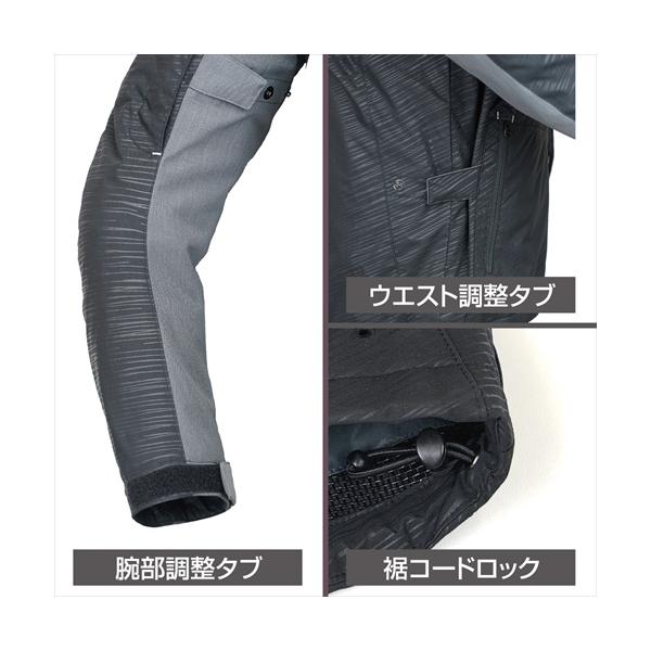 ブルー×ミッドナイトブルー/M 送料無料 ラフ＆ロード WSプリマロフト ウォームパーカー RR7698_11
