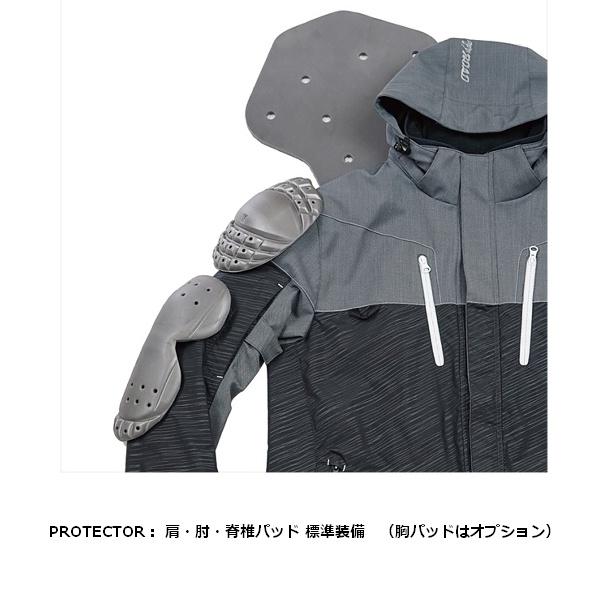 ブルー×ミッドナイトブルー/M 送料無料 ラフ＆ロード WSプリマロフト ウォームパーカー RR7698_4