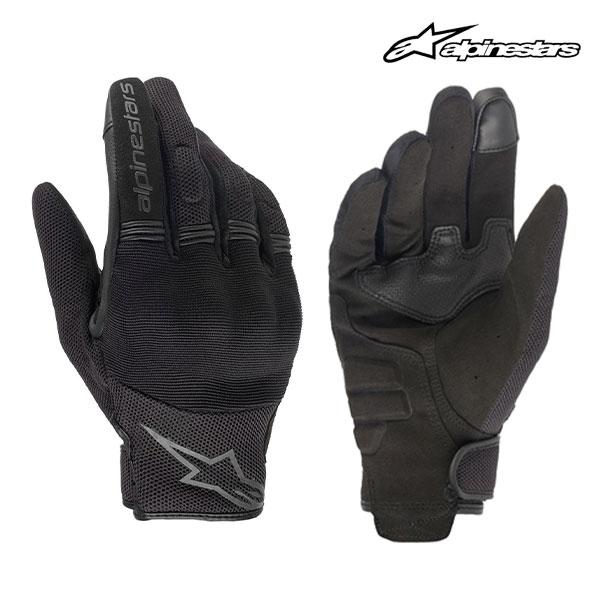 alpinestars/アルパインスターズ 1694650105 COPPER GLOVE 2XLサイズ プロテクター スマホタッチ 3シーズン ストレッチ 軽量柔軟 バイク グローブ 10 BLACK