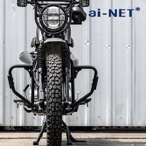 在庫有 CT125 ハンターカブ エンジンガード ブラック スチール 左右セット クラッシュバー フレームプロテクター カスタムパーツ aiNET