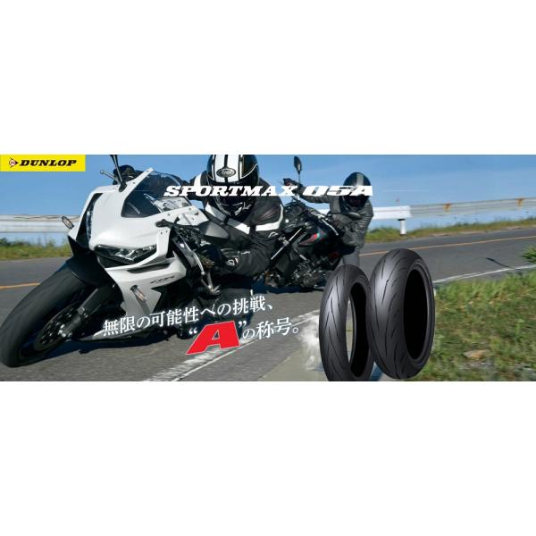 国内正規品 ダンロップ DUNLOP 110/80ZR18 (58W) Q5A フロント TL 354881 ウェット ドライ ツーリング ハイグリップ_1
