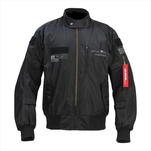 送料無料 ラフ&amp;ロード ジャケット RR7754 MA-1R EM ブラック LL バイク用_1