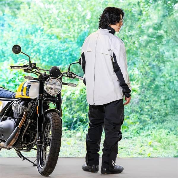 送料無料 ラフ&amp;ロード RR7812 デュアルテックス3レイヤーBIBレインスーツ SV/ BLL_2
