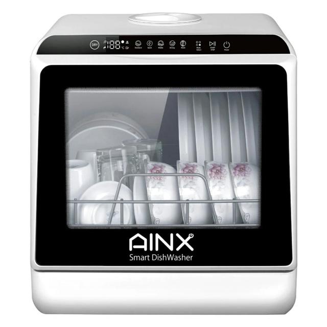 食洗機 食器洗い乾燥機 AINX AX-S3 工事不要食洗器 卓上食洗器 新生活 暮らし 丁寧な暮らし 高温乾燥 家事 主婦 コンパクト 一人暮らし 食洗器 食器乾燥機 節水 家電 節水効果 省エネ性能 高圧洗浄モード搭載 簡単操作 小物専用洗浄スペース有 温風乾燥機能搭載_10