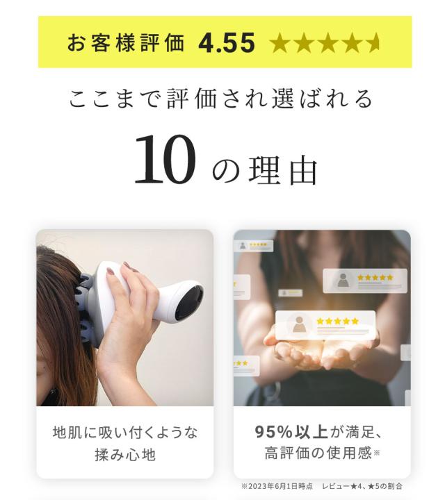 楽天1位 高評価★4.55 強弱2段階×振動8,000回/分で実感! 髪に絡まない ヘッドスパ 電動 家電 頭皮 スカルプケア 美容 フェイス 顔 首 肩 ボディ 電動ブラシ 防水 クリスマス  【 ADORIC BEAUTY 公式 】