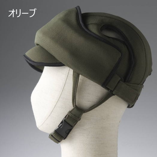【ポイント5倍！5/13 09:59まで！】abonet ガードE M-Lサイズ 前頭部強化 衝撃吸収 最大40mm 緩衝材 メッシュ 通気性 ツバ着脱 サイズ調整 バックル式あごひも 頭部保護帽 転倒 介護 特殊衣料_6