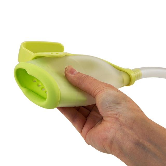 【GWポイント2倍！5/6 23:59まで！】男性用採尿器「手持ちユリナー」寝たまま 座ったまま 立ったまま 採尿 し瓶 尿器 男性用 夜間 トイレ 入院 介護 医療 A朝日産業_3