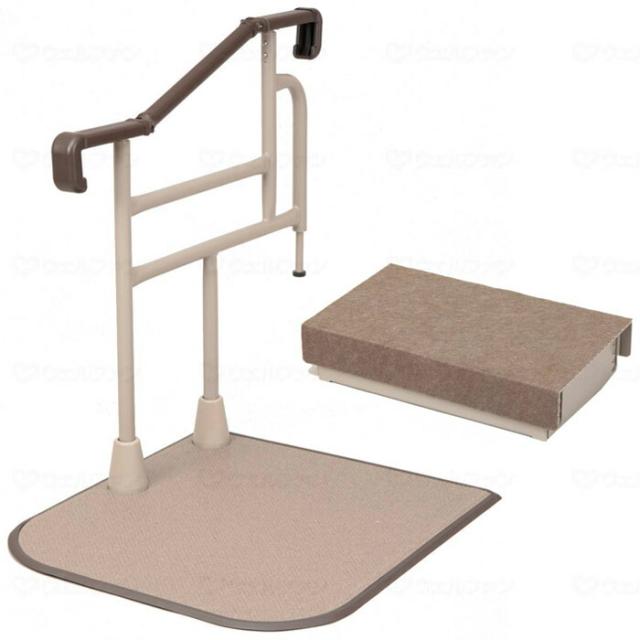 玄関用 ツインディ 片手すり踏み台付 XPN-L80203 パナソニックエイジフリー 介護 玄関 あがり框 手すり付き踏み台 段差昇降支え 置き型 置くだけ 簡単設置 工事不要 重量36.0kg 在宅介護 施設 病院 入院 リハビリ