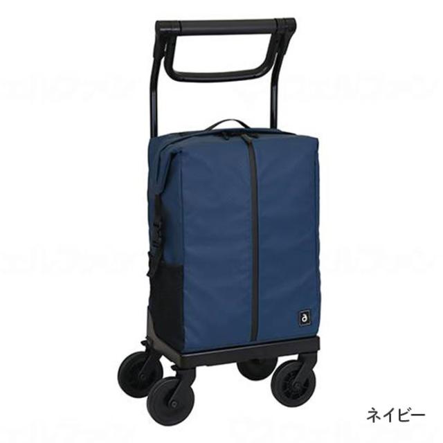 ショッピングカート aカート 24L 大容量 雨の日 シルバーカー レインバッグ ストッパー付 WCC14 幸和製作所 防水生地 防水ファスナー 駐車ブレーキ付 軽量 ブラック ネイビー おしゃれ コンパクト 手押し車 散歩 買い物 通院 病院 旅行 プレゼント 母の日 敬老の日