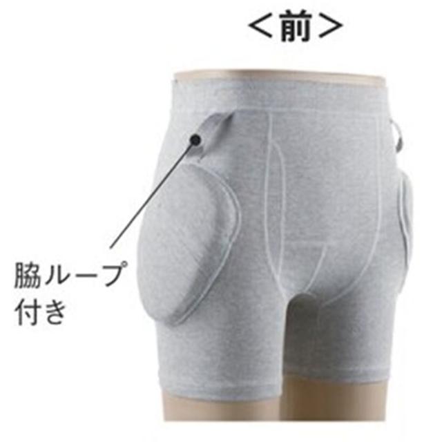 【ポイント5倍！04/14 09:59まで！】ラ・クッションパンツII (紳士用) エンゼル 衝撃吸収パンツ グレー