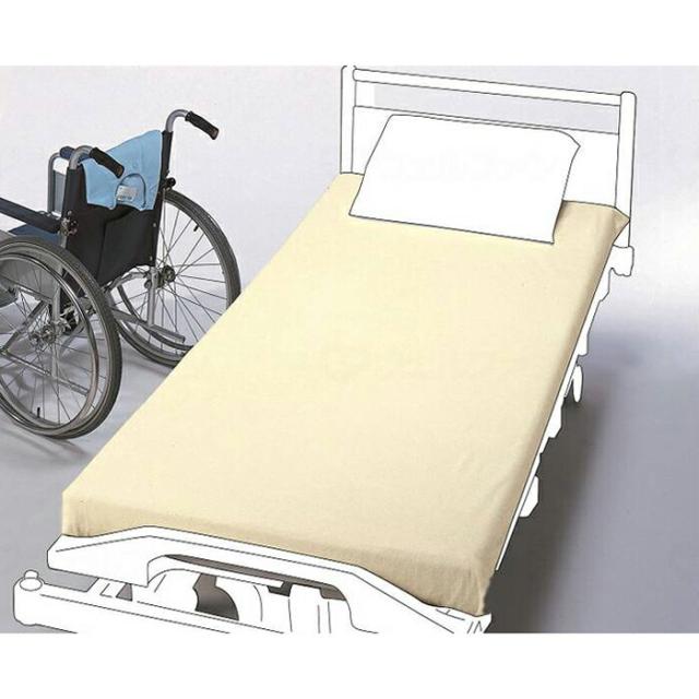 ホームケア防水全面シーツ 82〜100×195cm 介護用品 ベッド用シーツ 尿漏れ・失禁・おねしょ対策 全面ボックスタイプ 巻込布付き 洗濯可能 耐熱温度80℃ 大阪エンゼル 在宅介護 施設