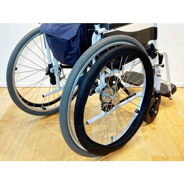 【ポイント5倍！5/13 09:59まで！】ソフグリ2 車いす ハンドリムカバー グリップ強化 すべりにくい 伸縮素材 冬の冷たさ軽減 夏の熱さ防止 2本入 在宅介護 介護施設 病院 入院 リハビリ あい・あーる・けあ