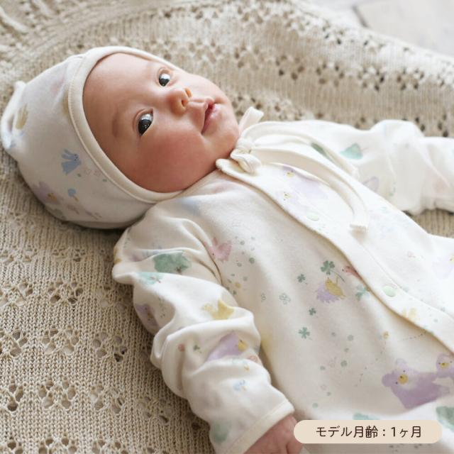 日本製 オーガニックコットン100% ベビー服 3点セット お帽子 スタイ ツーウェイオール 新生児 服 ベビー服 出産祝い 孫 0歳 新生児 お祝い 60 70 日本製 カジュアル 男の子 女の子 豪華 高級 赤ちゃん用 秋冬 おしゃれ_12