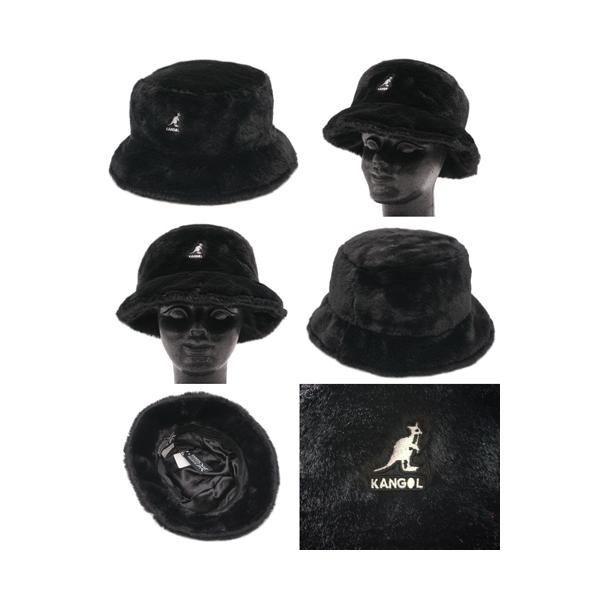 カンゴール 帽子 ハット メンズ レディース KANGOL Faux Fur Bucket｜ファー　バケット_1