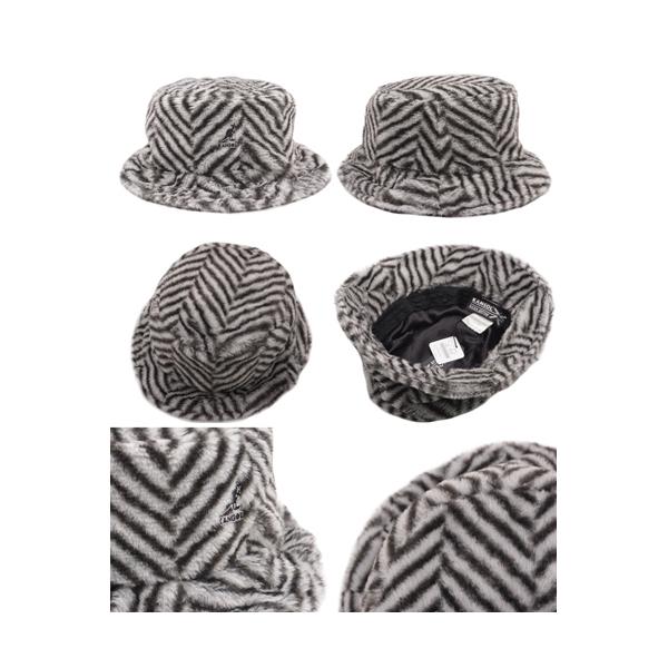 カンゴール 帽子 ハット メンズ レディース KANGOL Faux Fur Bucket｜ファー　バケット_2