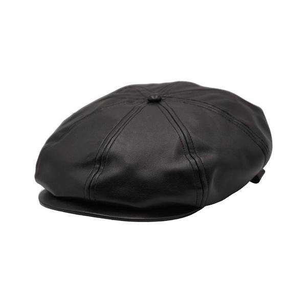 カンゴール 帽子 ハンチング メンズ レディース KANGOL Faux Leather Cap｜レザー キャップ  FAUX LEATHER CAP