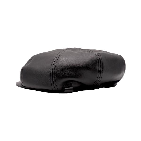 カンゴール 帽子 ハンチング メンズ レディース KANGOL Faux Leather Cap｜レザー キャップ FAUX LEATHER CAP_3