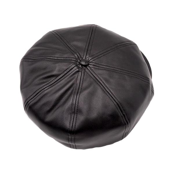 カンゴール 帽子 ハンチング メンズ レディース KANGOL Faux Leather Cap｜レザー キャップ FAUX LEATHER CAP_5