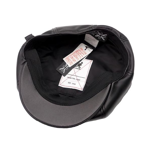 カンゴール 帽子 ハンチング メンズ レディース KANGOL Faux Leather Cap｜レザー キャップ FAUX LEATHER CAP_6