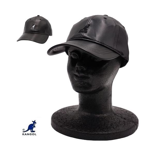 帽子 メンズ キャップ ブランド カンゴール レディース KANGOL SMU Faux Leather Baseball｜フォークス レザー ベースボール キャップ