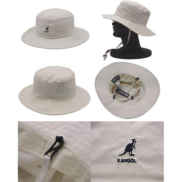 カンゴール 帽子 ハット 紫外線カット メンズ レディース サファリ キャンプ 紐付き KANGOL SMU Outdoor Hat アウトドア ハット ギフト プレゼント_2