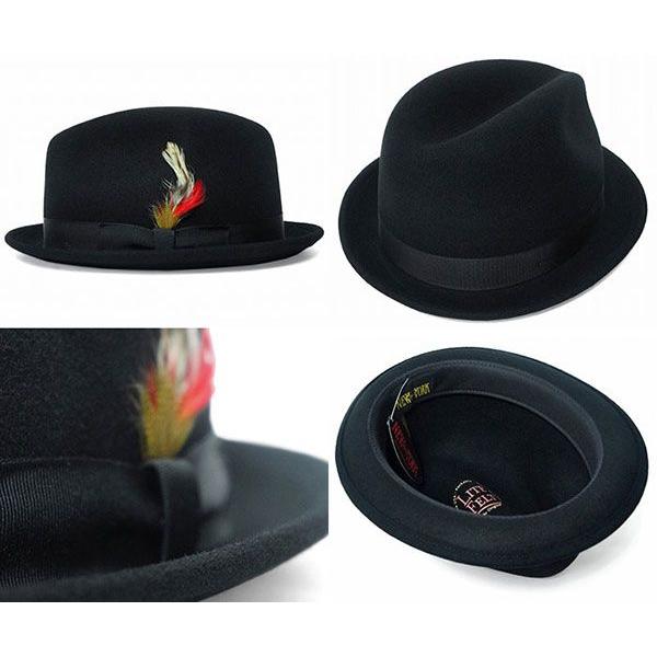 中折ハット メンズ ニューヨークハット 帽子 フェルトハット レディース NEW YORK HAT 5325　Pinched Stingy Fedora　ピンチド スティンジー フェドラ　(LITE FELT STINGY)_1
